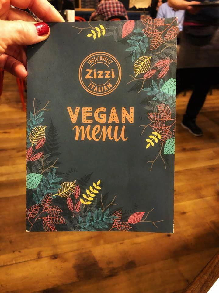 Menú vegano por primera vez en Londres