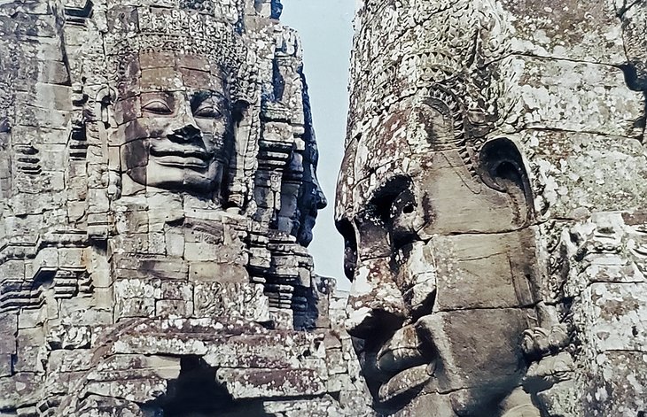 Caras de piedra en Angkor Wat